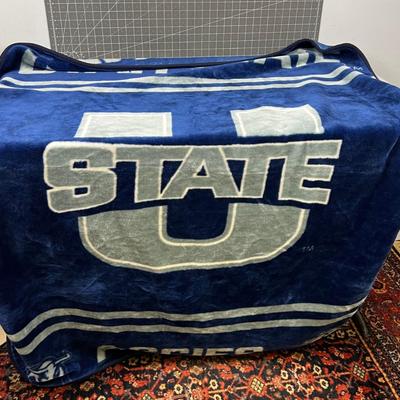 Utah State Stadium Blanket Throw.