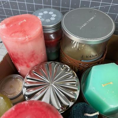 Tray of Scented Candles 