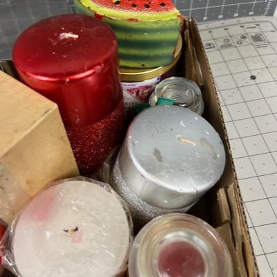 Tray of Scented Candles 