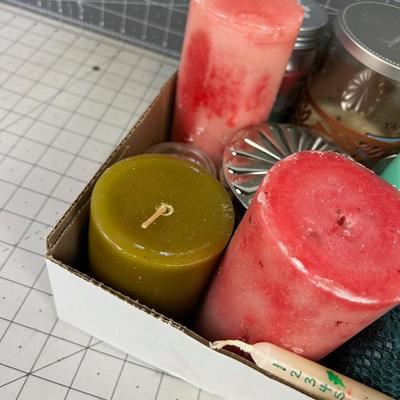 Tray of Scented Candles 
