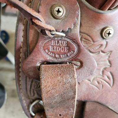 Blue Ridge Horse Saddle 15" & Rack