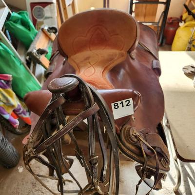 Blue Ridge Horse Saddle 16