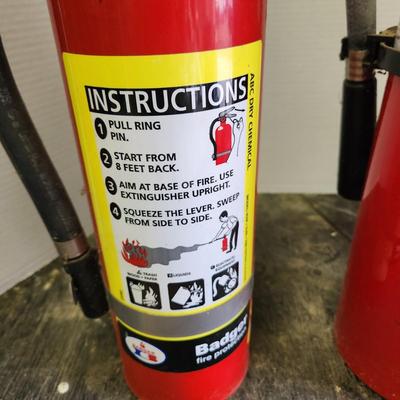 2 Fire Extinguisher Amerex  Badger