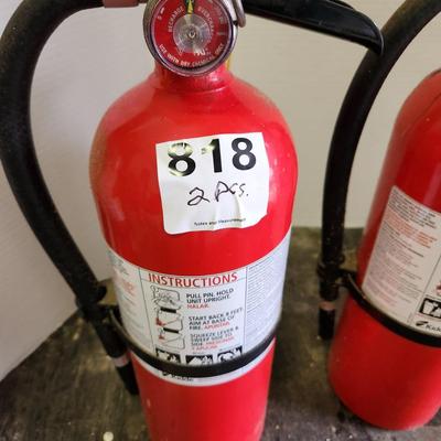 2 Dry Chemical Fire Extinguisher Kidde