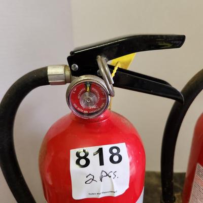 2 Dry Chemical Fire Extinguisher Kidde