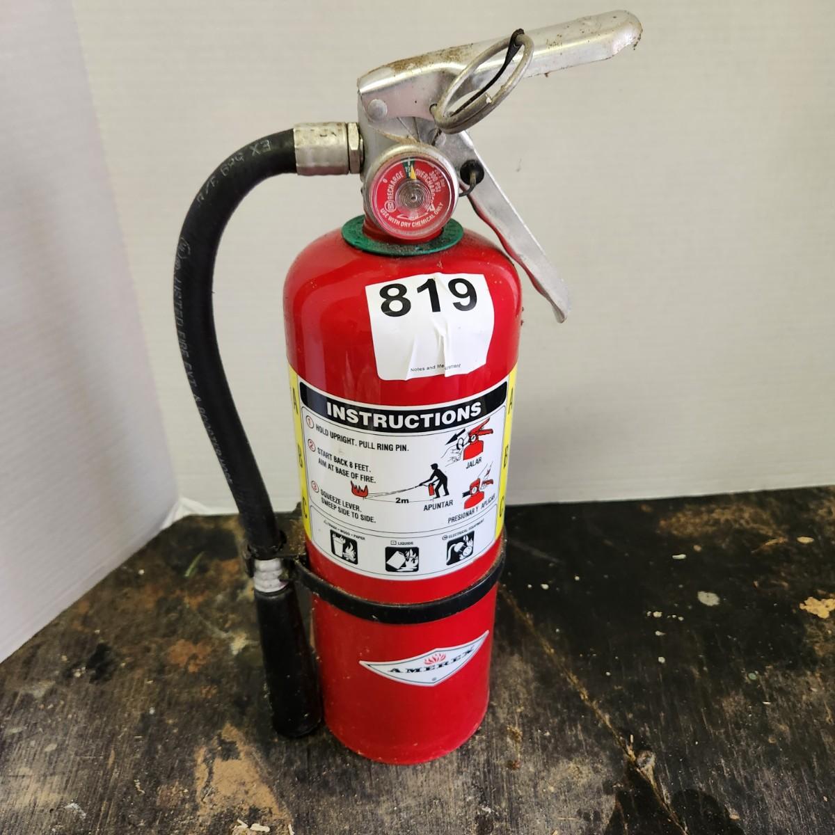 1 Fire Amerex Extinguisher B402 | EstateSales.org