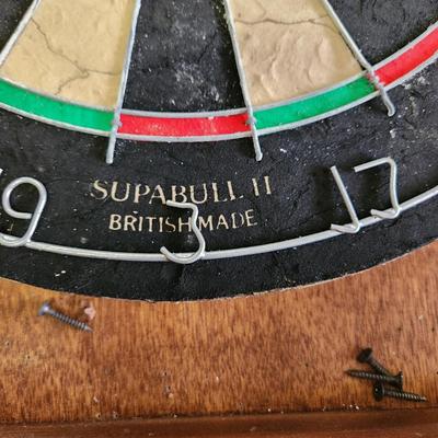 Vintage Accudart  Nodor Supabull II Dart Board British Made