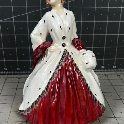 Royal Doulton Figurine Titled "Ermine Coat" 