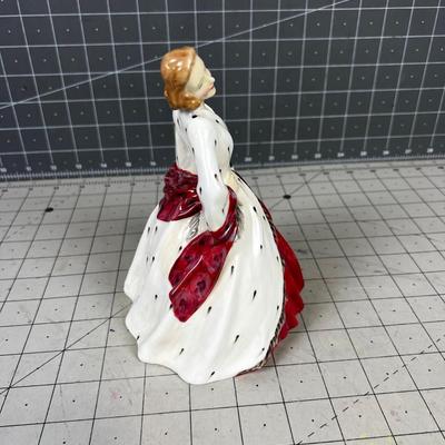 Royal Doulton Figurine Titled "Ermine Coat" 