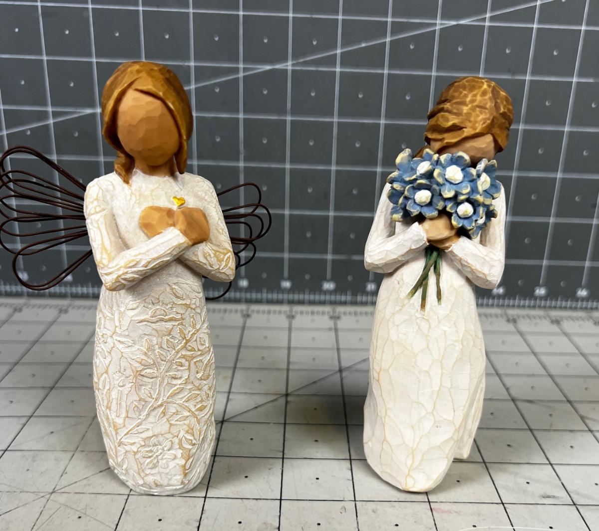 (2) Willow Tree Figurines