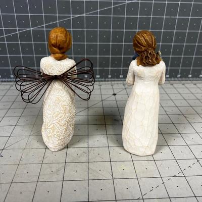 (2) Willow Tree Figurines 