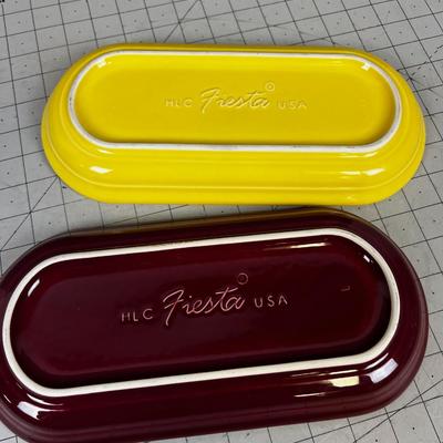 2 Fiesta Serving Trays 