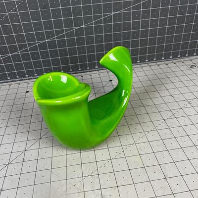 Green Ceramic Whimsical Soap Dish (whale of deal) 