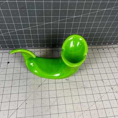 Green Ceramic Whimsical Soap Dish (whale of deal) 