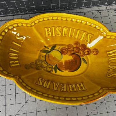 Los Angels Pottery Bread Dish 1962 