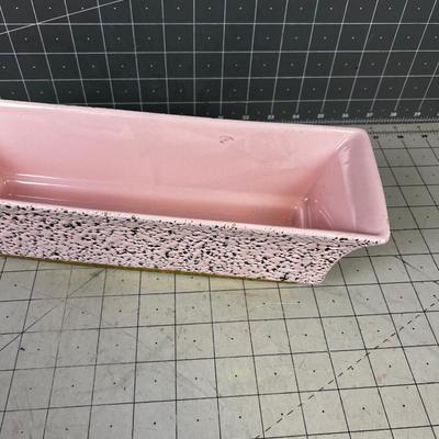 1960's Shawnee Pink & Gold Planter 