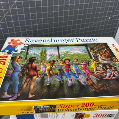 (8) LARGE Format  RAVENSBURGER Puzzles