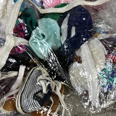 Large Bag of Toddler Clothes and Shoes. 