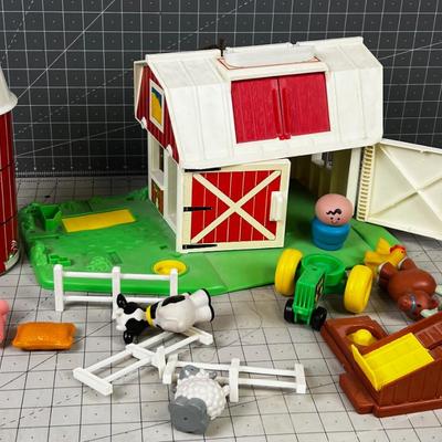 Fisher Price Barn Plus Pieces and Accessories 