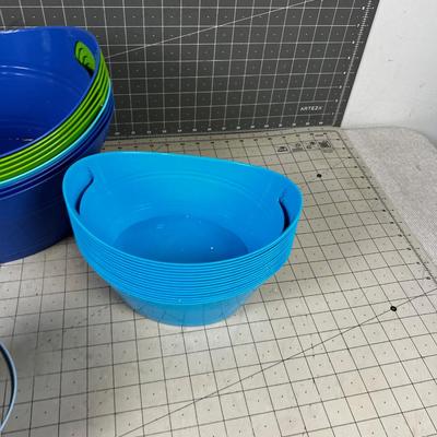 Plastic Tubs Small and Medium 