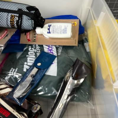 Whole Tub Full of Emergency Gear. Perfect for the BIG ONE Tub. 