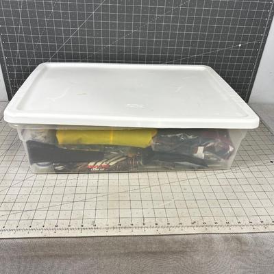 Whole Tub Full of Emergency Gear. Perfect for the BIG ONE Tub. 