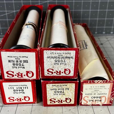 Player Piano ROLLS (5) 