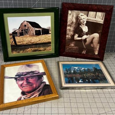 Lot of Vintage Pictures. (4) Marilyn Monroe etc. 