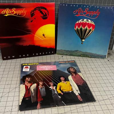 (3) Album Set of AIR SUPPLY 