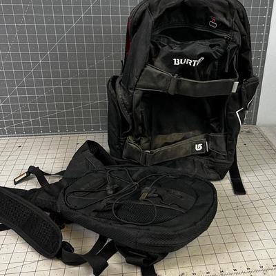 2 Backpacks High Sierra and BURTON