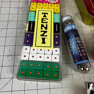 Puzzle Game Lot: Dice TENZI, Puzzles. 