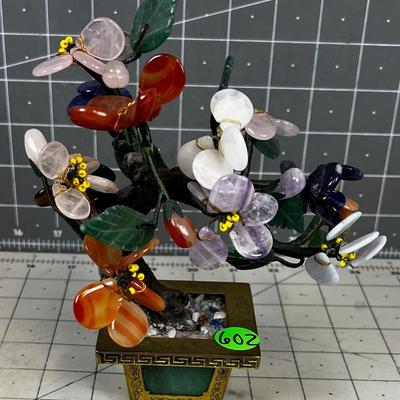Mixed Stone Feng Shui Tree Gemstone 
