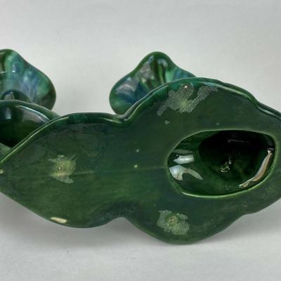 ROYAL HAEGER POTTERY CORNUCOPIA CANDLE HOLDER pair