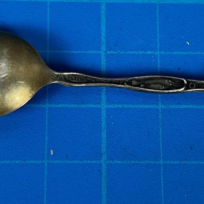 Small Sterling Silver Souvenir Spoon