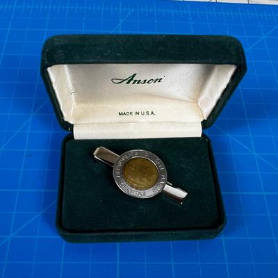 Republish of San Marino Coin Tie Clip 