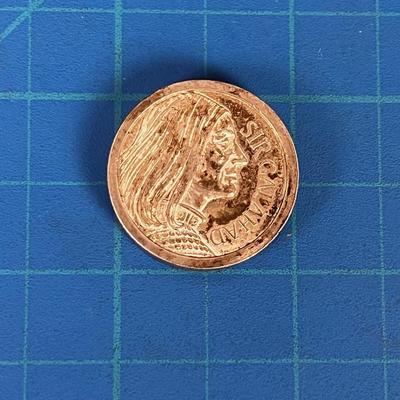 Franklin Mint Sir Galahad Commemorative Backgammon Coin