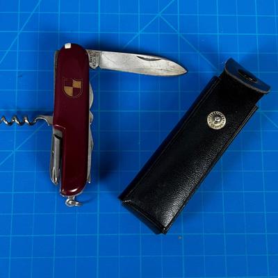 Swiss Army Style Pocket Knife with Case 