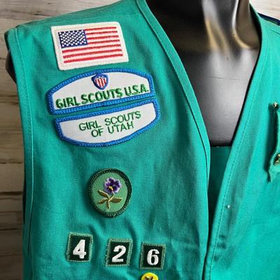 Girl Scout Patch VEST, XXL Junior Vest