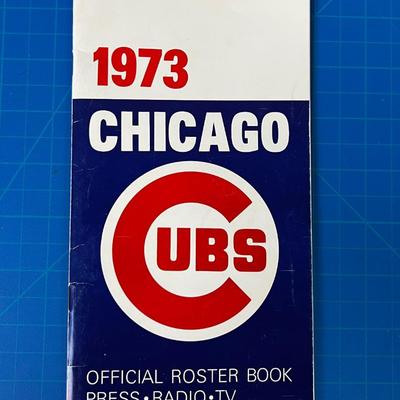 1973 Chicago Cubs Official Roster Book
