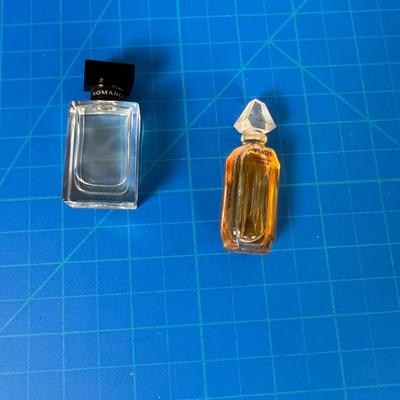 2 Miniature Perfume Bottles; Lauren and Givenchy 