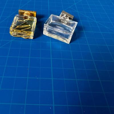 2 Miniature Perfume Bottles; Cristobel and Lauren Romance