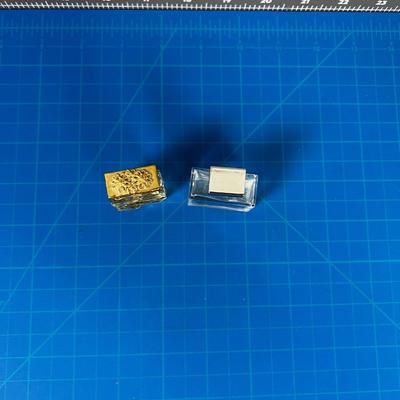 2 Miniature Perfume Bottles; Cristobel and Lauren Romance