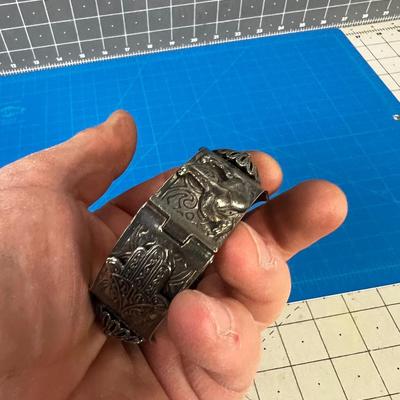  Middle Easter Silver Bracelet, Not Marked  