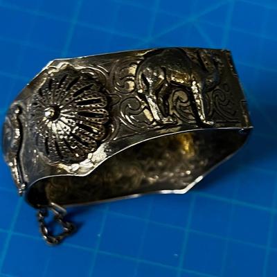  Middle Easter Silver Bracelet, Not Marked  
