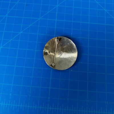 Silver Turquoise Aztec PIN 