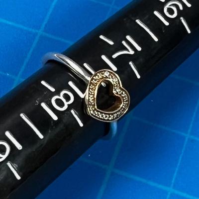 925 Silver HEART ring