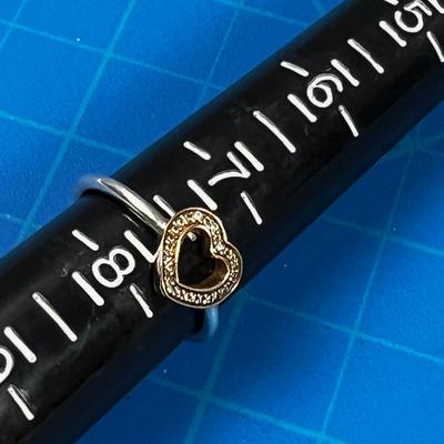 925 Silver HEART ring