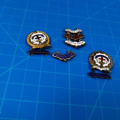 St. Johns Episcopal Sunday School Pins, SEVERAL 