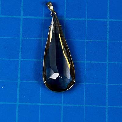 Smokey Quarts Tear Drop Pendant