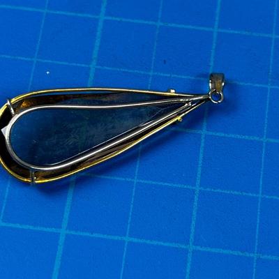 Smokey Quarts Tear Drop Pendant